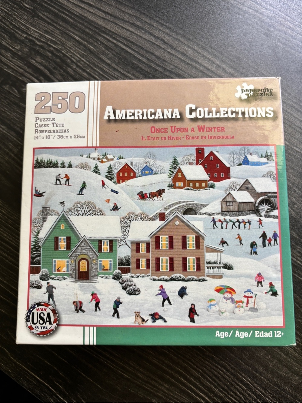 Americana Collections "Once Upon a Winter" 250-Piece Puzzle Ages 12+